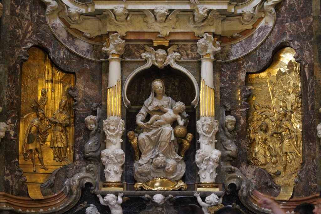 Madonna and Child on Altarpiece